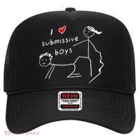 Funny I Love Submissive Boy I Heart Submissive Gift Hat thumb 0