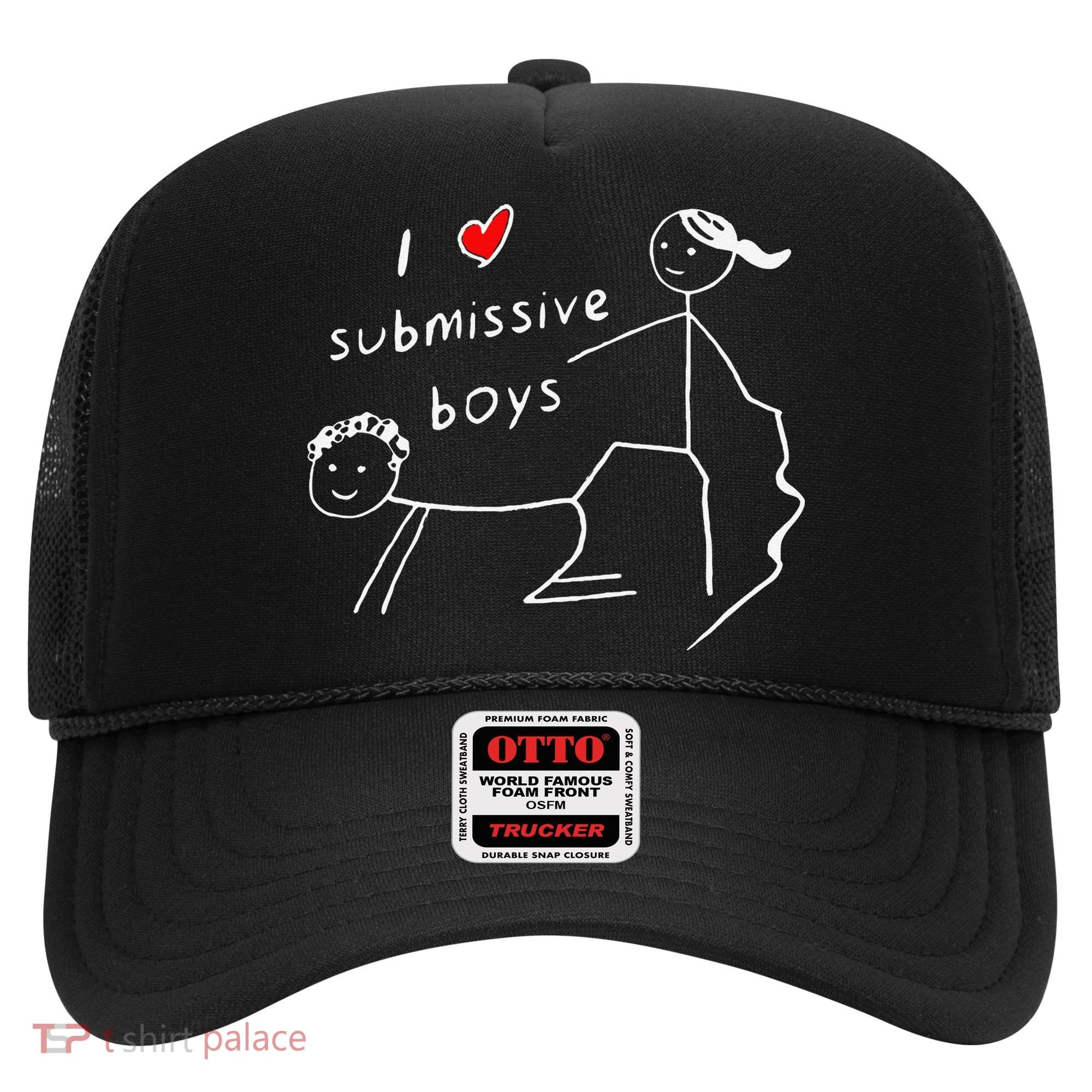 Funny I Love Submissive Boy I Heart Submissive Gift Hat
