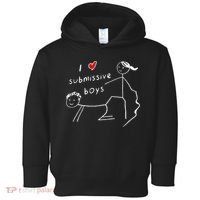 Funny I Love Submissive Boy I Heart Submissive Gift Toddler Hoodie thumb 0