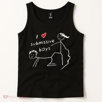 Funny I Love Submissive Boy I Heart Submissive Gift Tank Top thumb 2