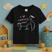 Funny I Love Submissive Boy I Heart Submissive Gift Toddler T-Shirt thumb 3
