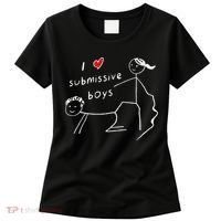 Funny I Love Submissive Boy I Heart Submissive Gift Women's T-Shirt thumb 0