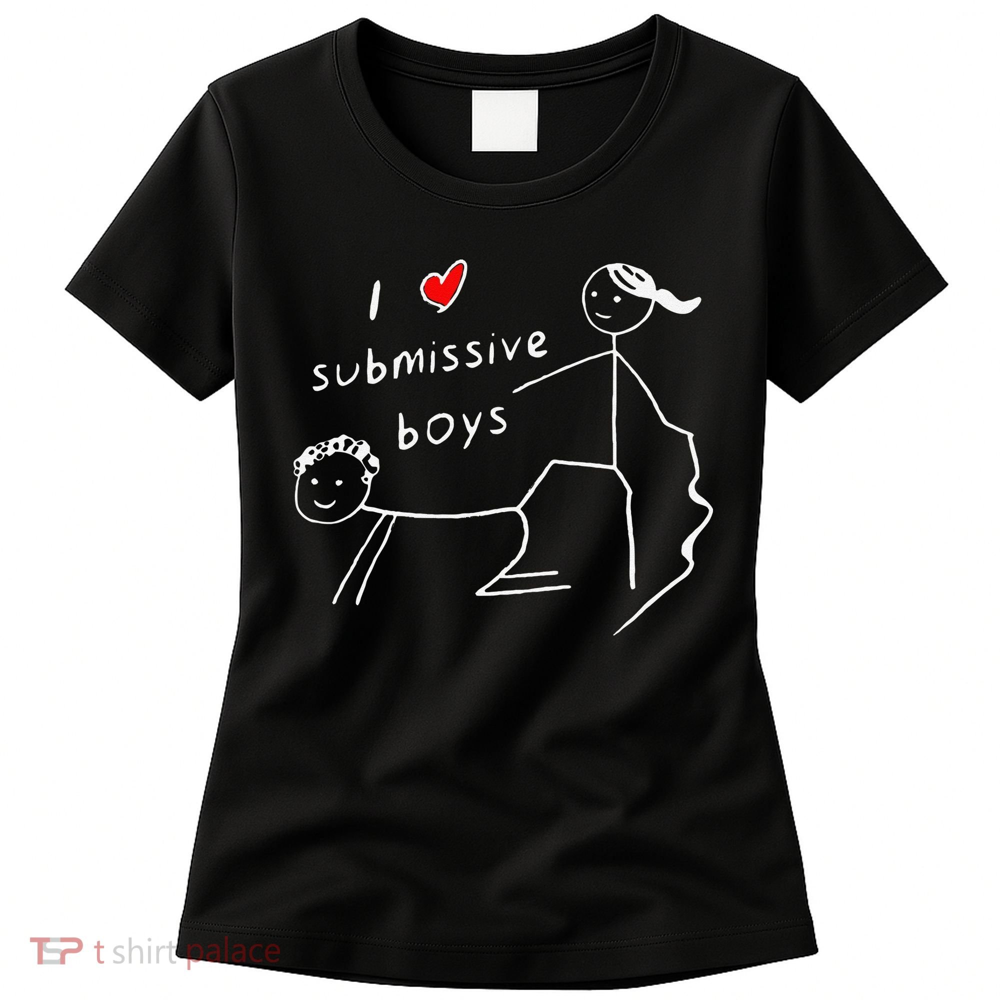 Funny I Love Submissive Boy I Heart Submissive Gift Women's T-Shirt