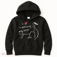 Funny I Love Submissive Boy I Heart Submissive Gift Kids Hoodie thumb 0