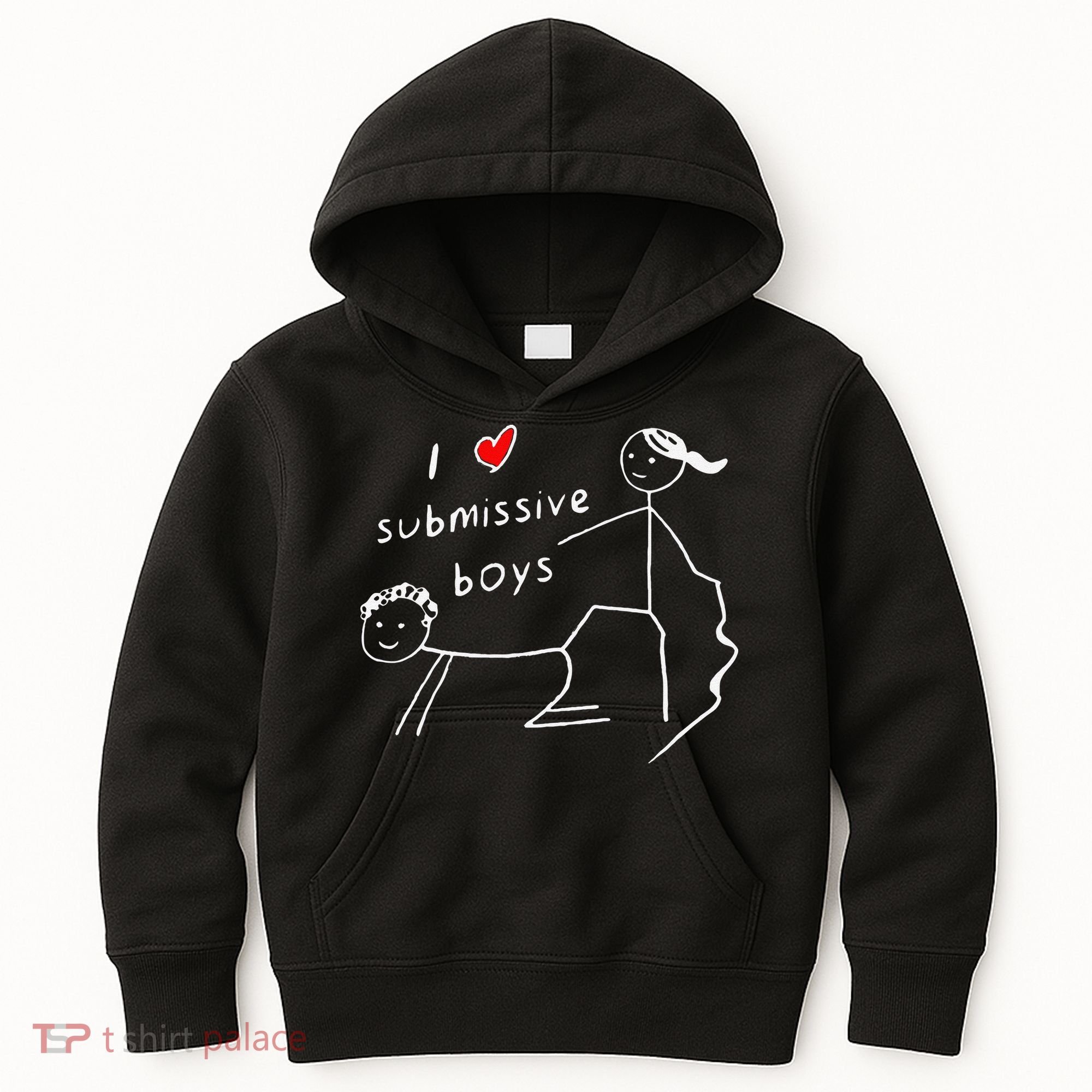Funny I Love Submissive Boy I Heart Submissive Gift Kids Hoodie