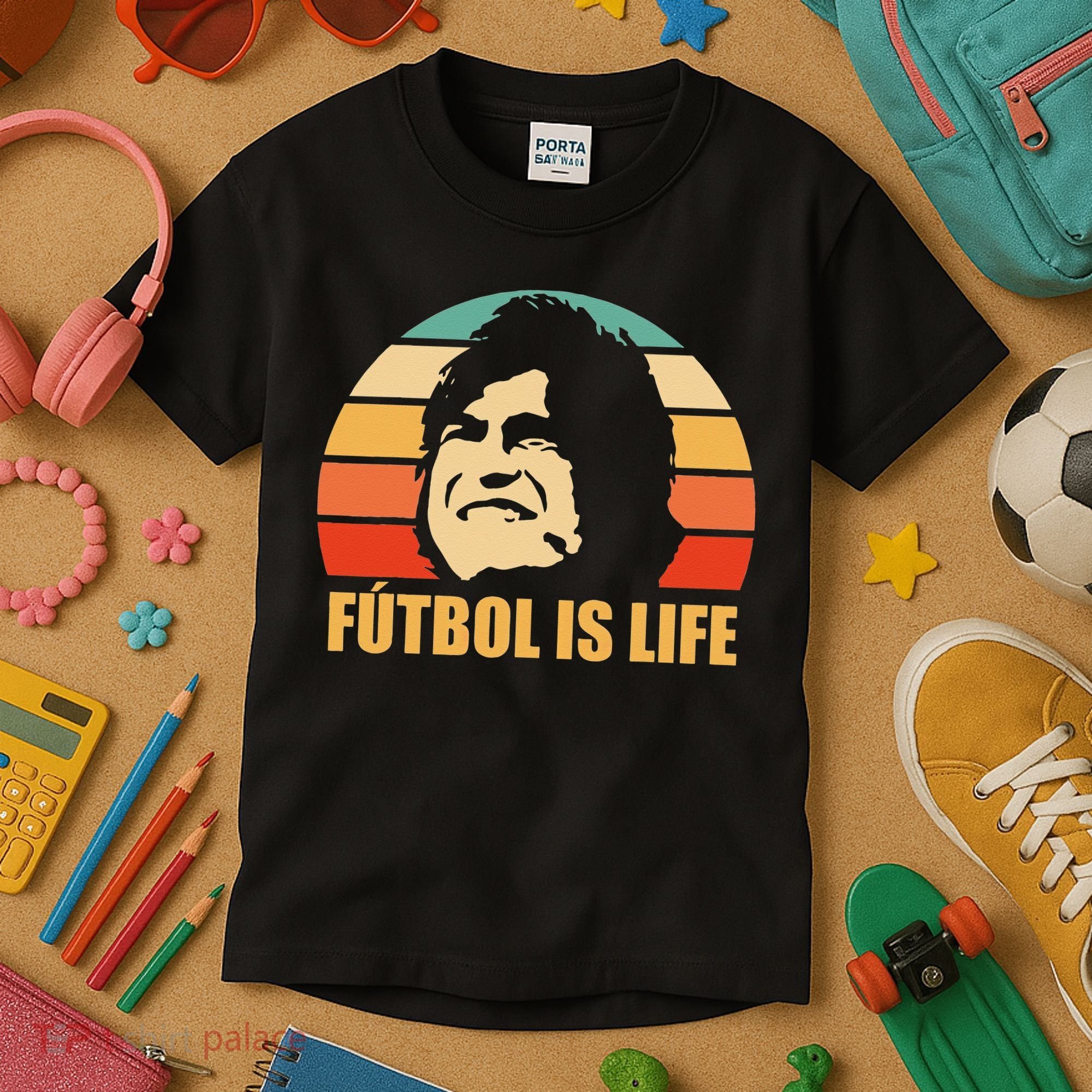 Futbol Is Life Kids T-Shirt