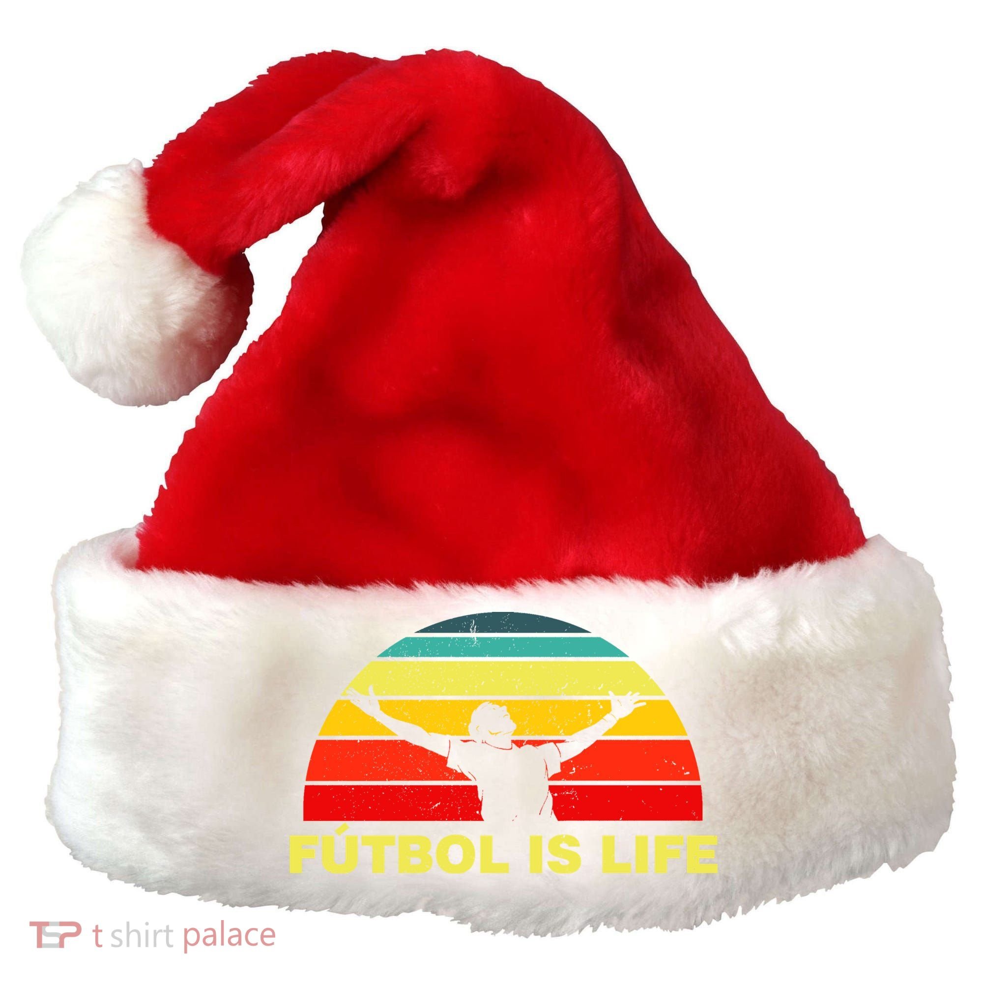 Futbol Is Life Santa Hat