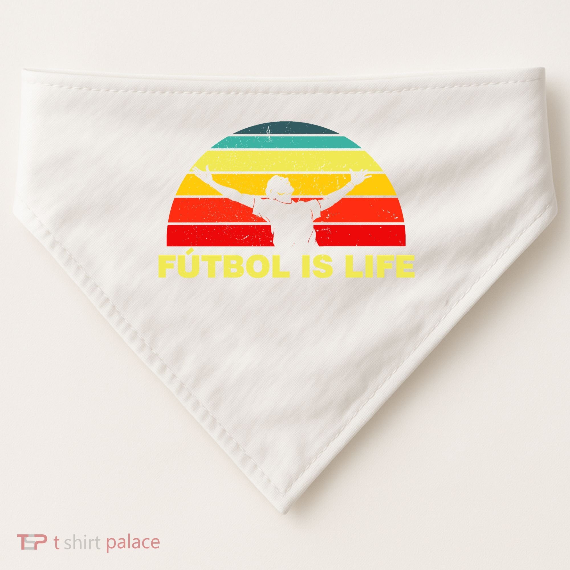 Futbol Is Life USA-Made Doggie Bandana