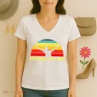 Futbol Is Life Women's V-Neck T-Shirt thumb 3