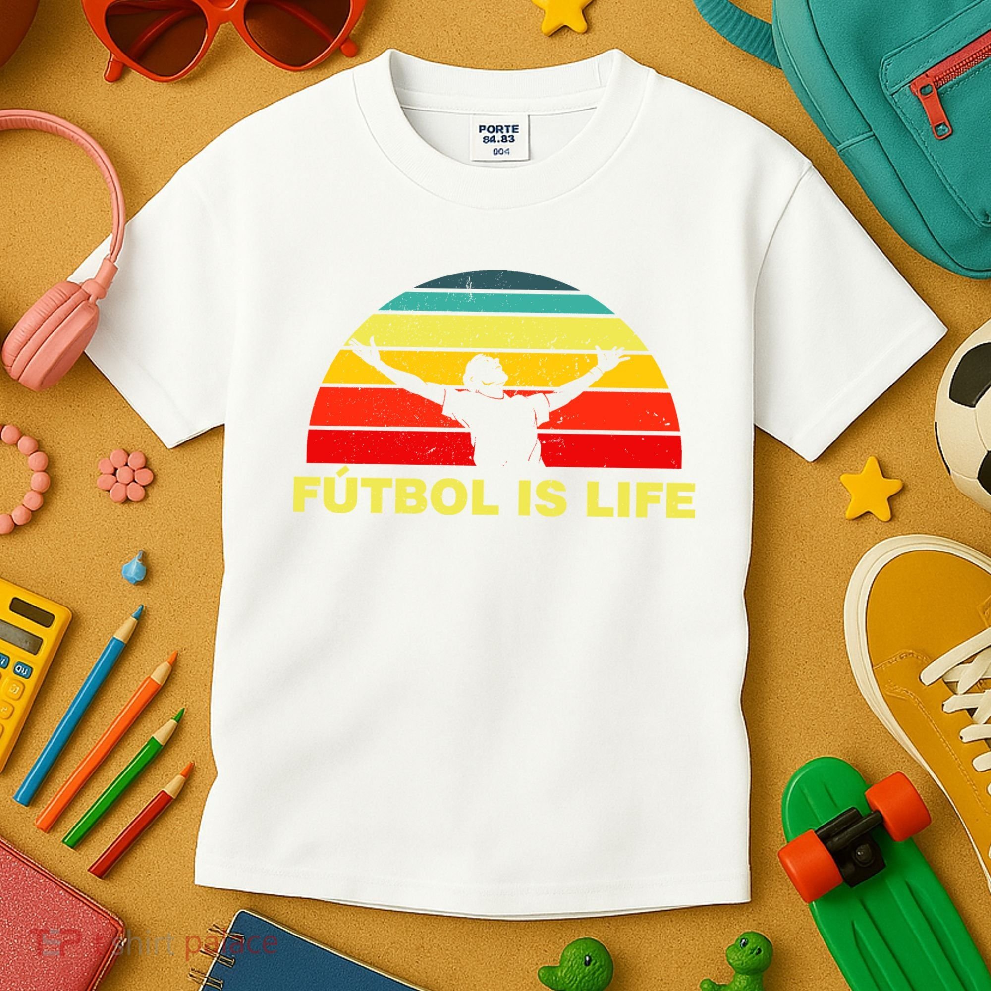 Futbol Is Life Kids T-Shirt