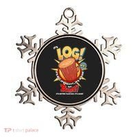 Funny It's Log Ornament thumb 0