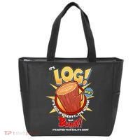 Funny It's Log Tote Bag thumb 0