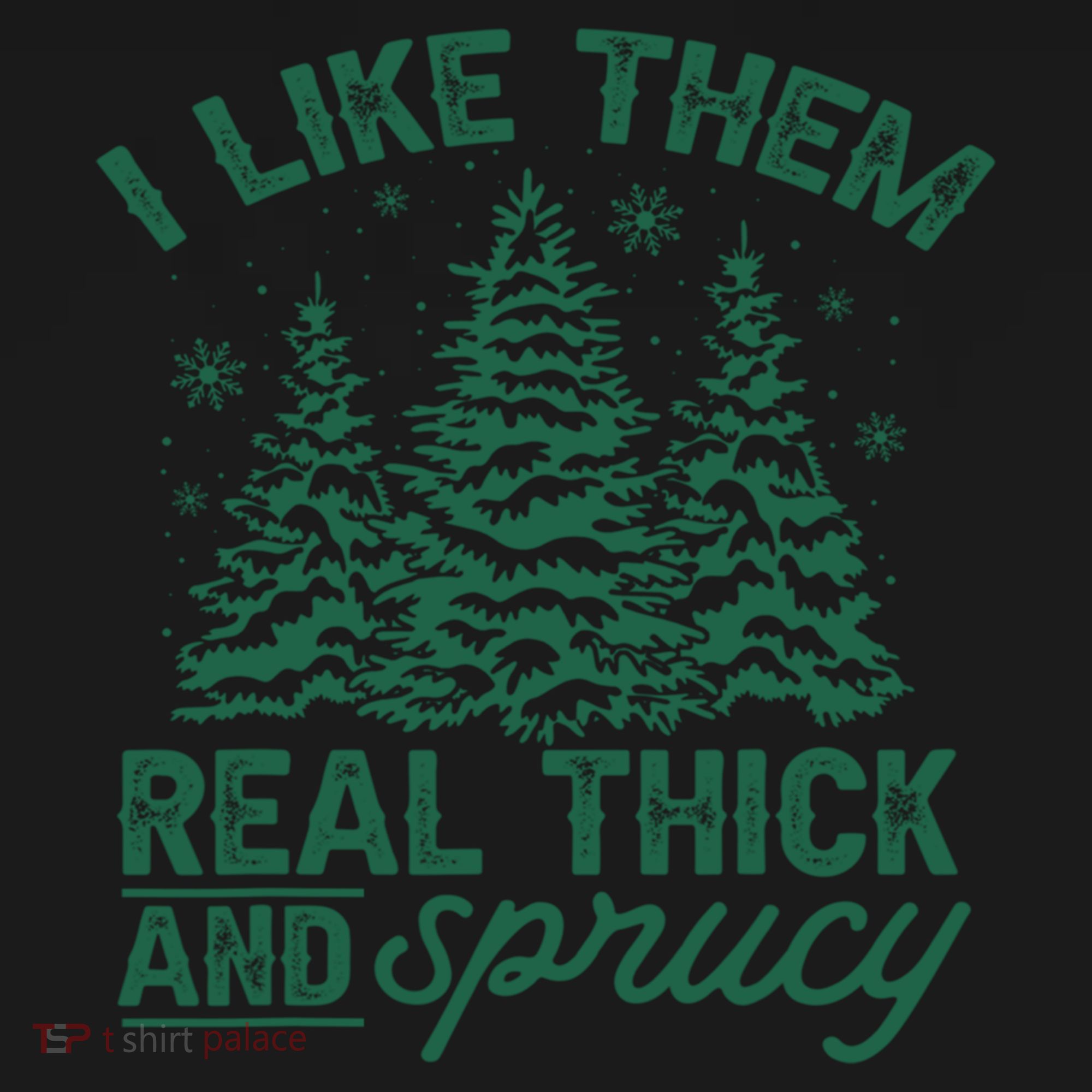 Funny I Like Them Real Thick And Sprucey Christmas Tree Xmas Gift Women's Hoodie