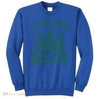 Funny I Like Them Real Thick And Sprucey Christmas Tree Xmas Gift Sweatshirt thumb 0