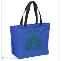 Funny I Like Them Real Thick And Sprucey Christmas Tree Xmas Gift Tote Bag thumb 2