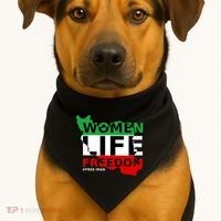 Free Iran Life Freedom Stand With Persian Cute Gift USA-Made Doggie Bandana thumb 1
