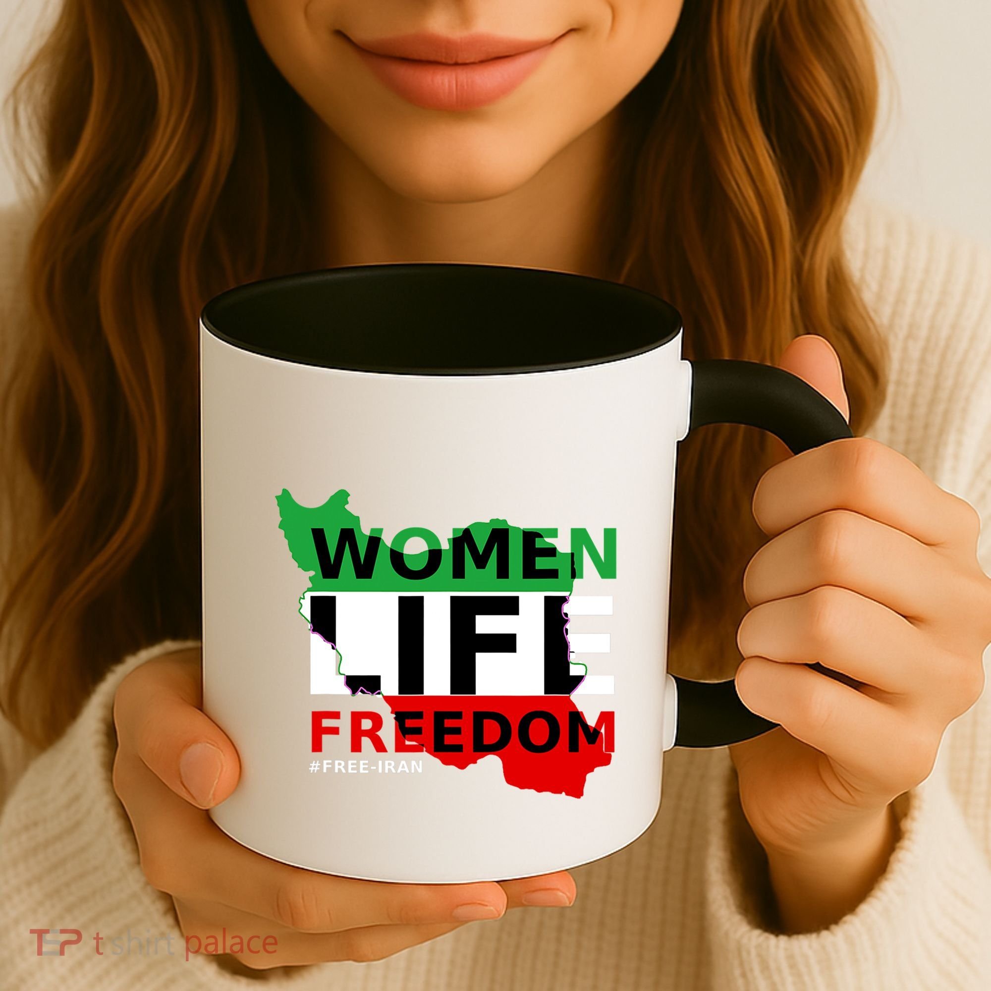 Free Iran Life Freedom Stand With Persian Cute Gift Coffee Mug