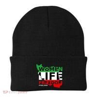 Free Iran Life Freedom Stand With Persian Cute Gift Beanie thumb 0