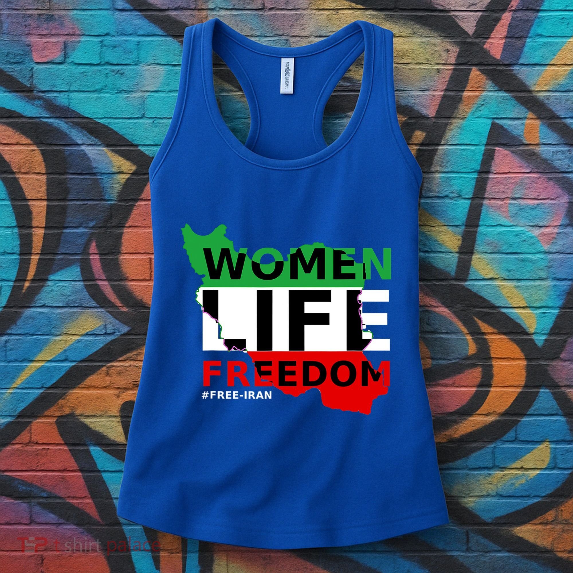 Free Iran Life Freedom Stand With Persian Cute Gift Women's Tank Top