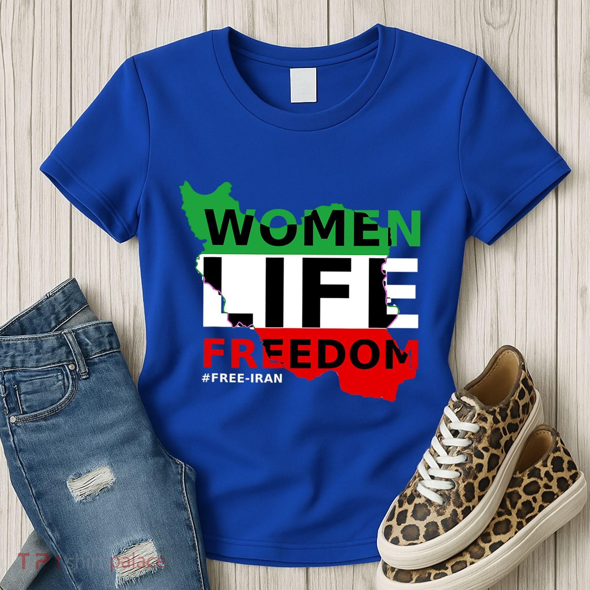 Free Iran Life Freedom Stand With Persian Cute Gift Women's T-Shirt