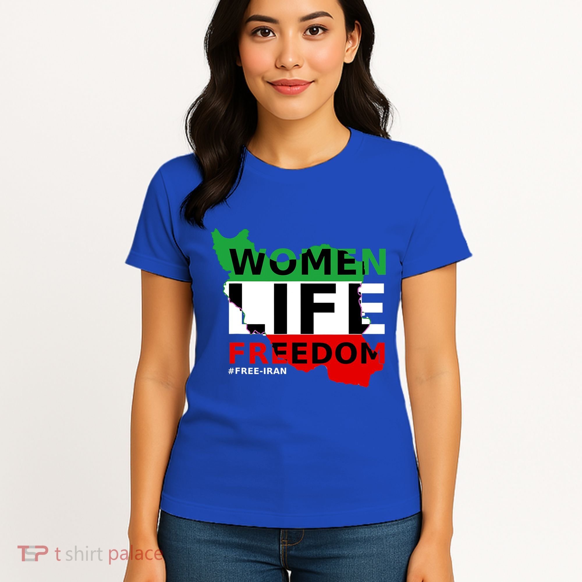 Free Iran Life Freedom Stand With Persian Cute Gift Women's T-Shirt