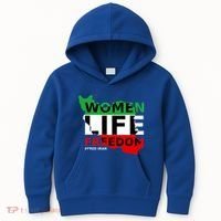 Free Iran Life Freedom Stand With Persian Cute Gift Kids Hoodie thumb 0