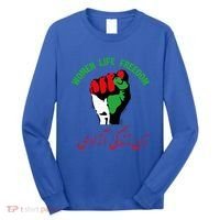 Free Iran Life Freedom Stand With Persian Iran Gift Long Sleeve Shirt thumb 0