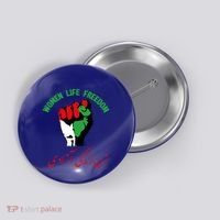 Free Iran Life Freedom Stand With Persian Iran Gift Button thumb 0