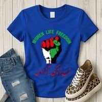 Free Iran Life Freedom Stand With Persian Iran Gift Women's T-Shirt thumb 3