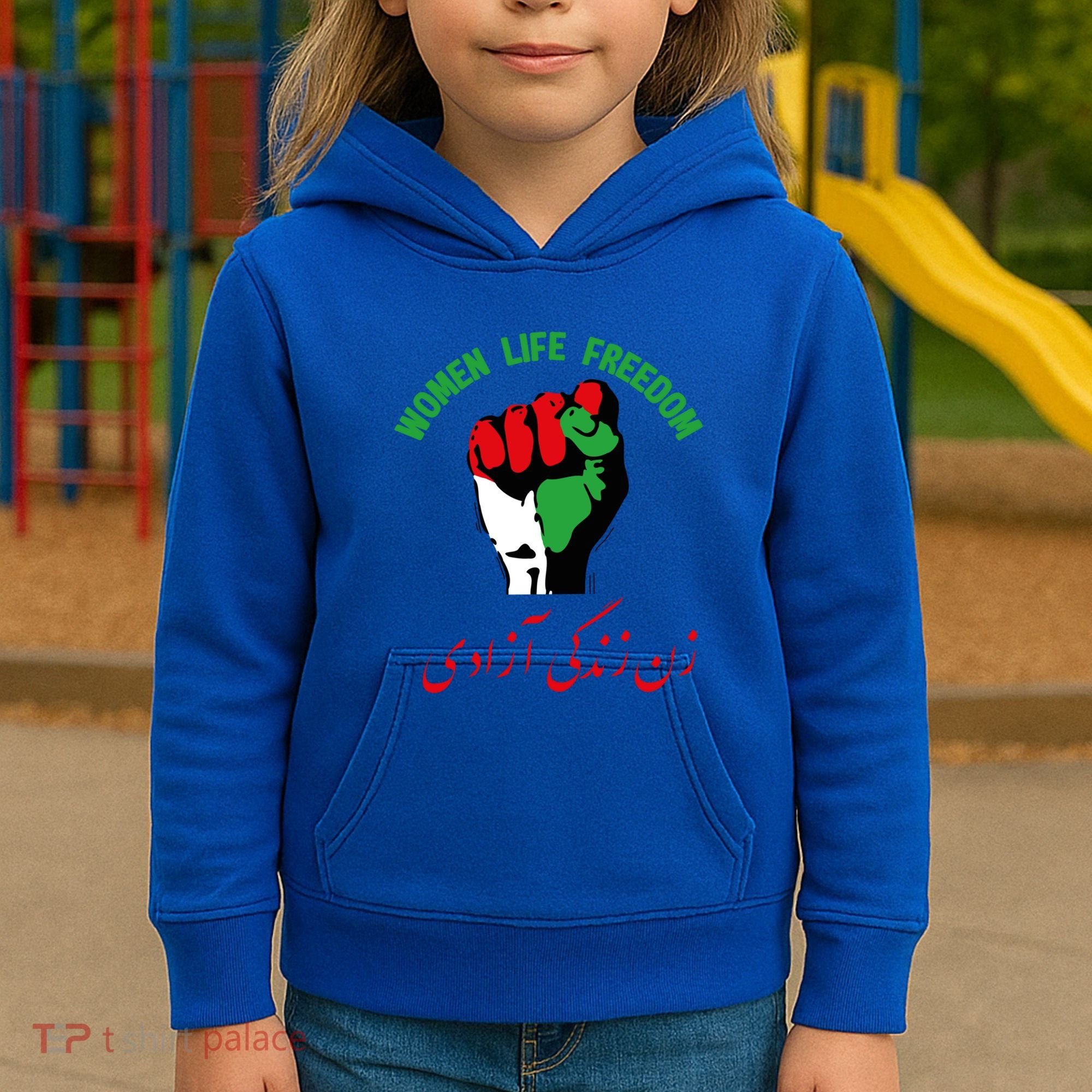 Free Iran Life Freedom Stand With Persian Iran Gift Kids Hoodie