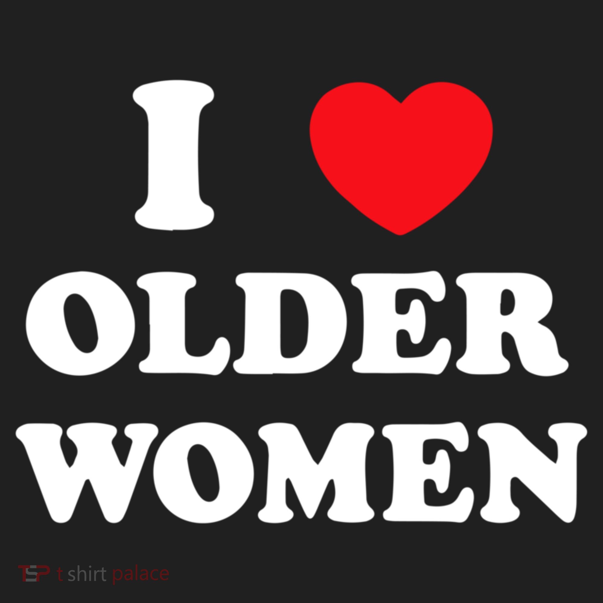 Funny I Love Older Women Heart Hot Moms Beanie