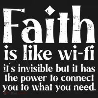 Faith Is Like Wifi God Jesus Religious Funny Christian Women's Hoodie thumb 2