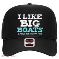 Funny I Like Big Boats And I Cannot Lie Cruise Boating Gift Hat thumb 0