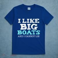 Funny I Like Big Boats And I Cannot Lie Cruise Boating Gift T-Shirt thumb 5