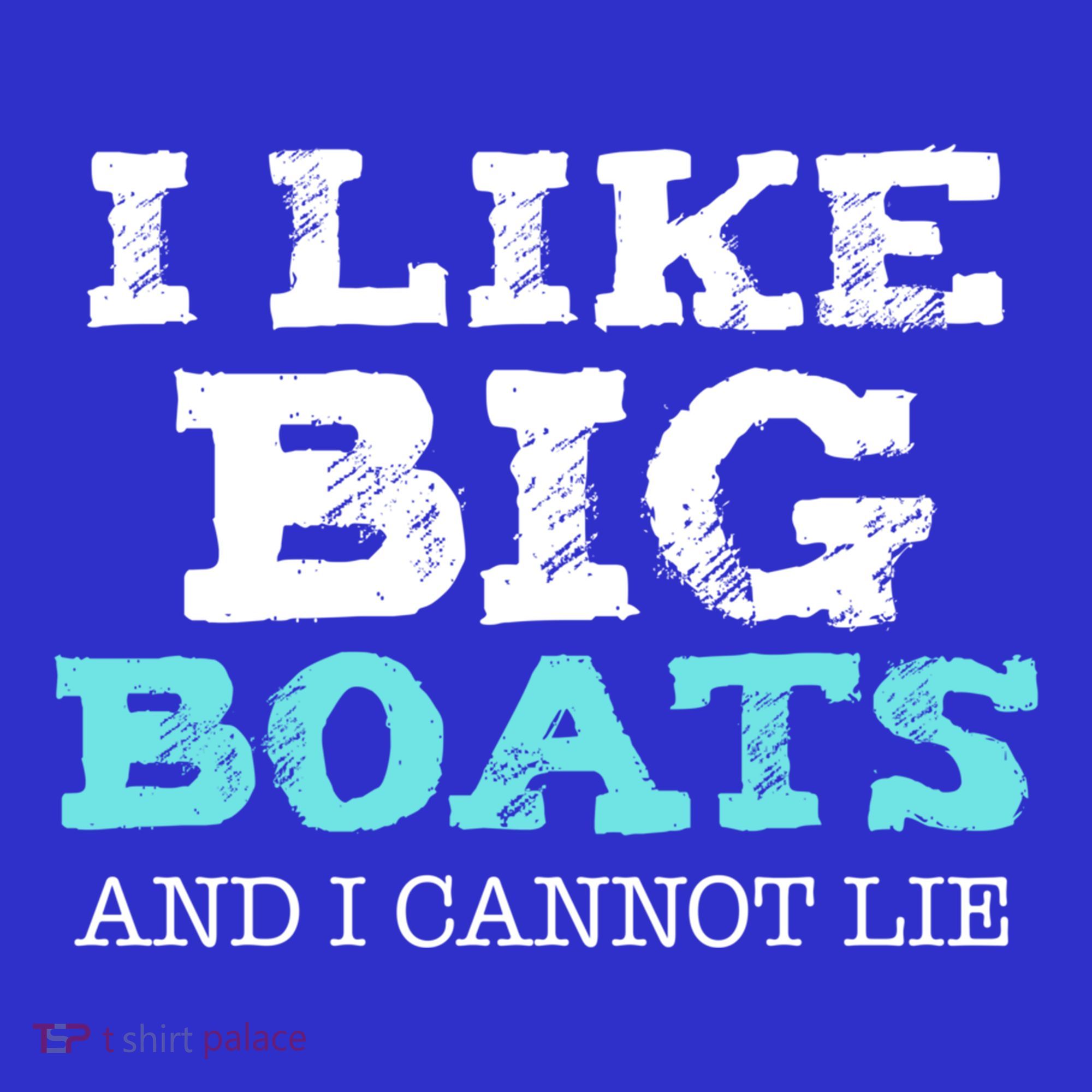 Funny I Like Big Boats And I Cannot Lie Cruise Boating Gift Coaster
