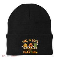 Fall In Love With Learning Retro Pumpkin Thanksgiving Beanie thumb 0