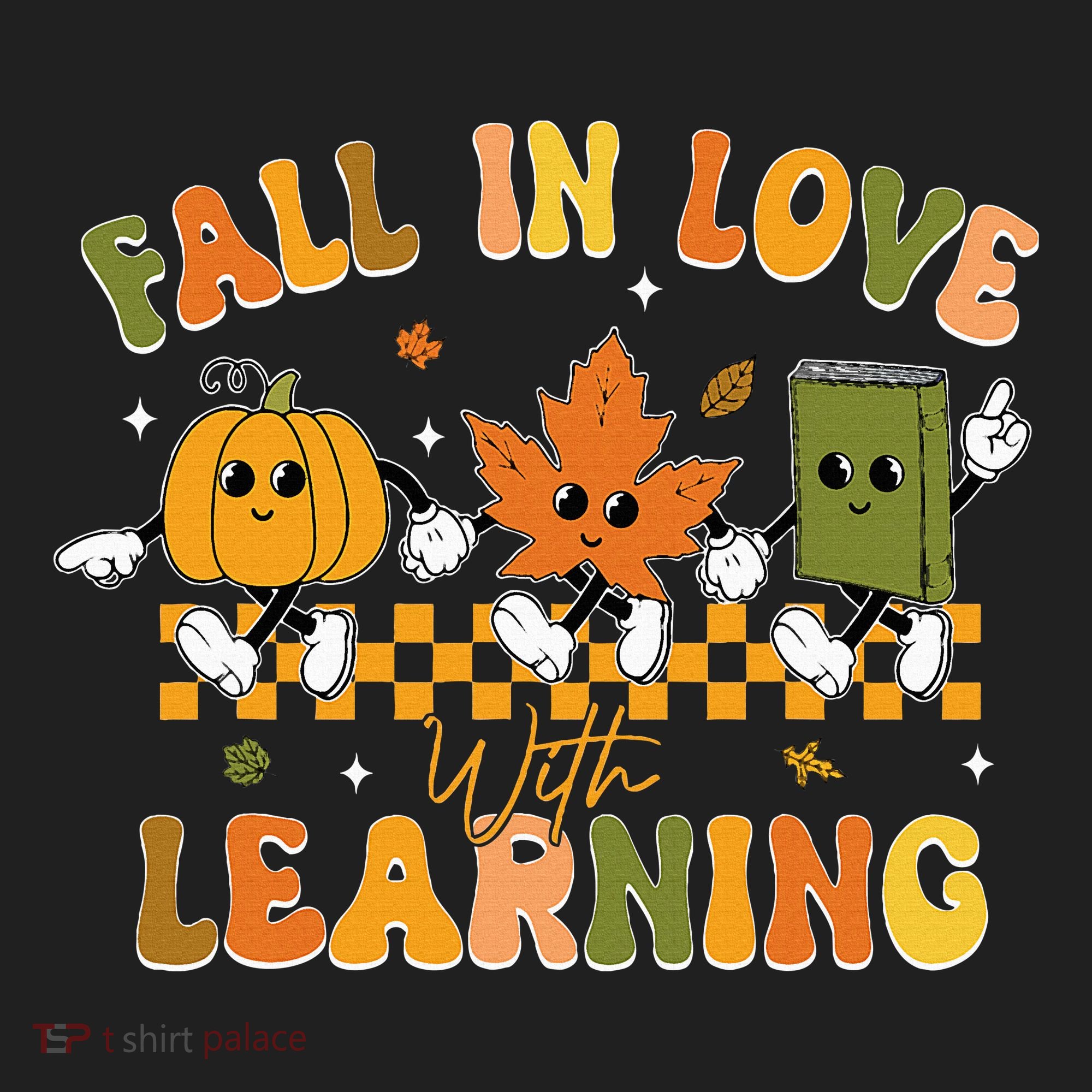 Fall In Love With Learning Retro Pumpkin Thanksgiving Beanie