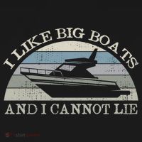 Funny I Like Big Boats And I Cannot Lie Yacht And Boat Gift Women's Hoodie thumb 2