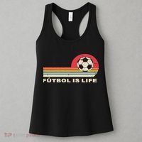 Futbol Is Life Football Lovers Soccer Funny Women's Tank Top thumb 3