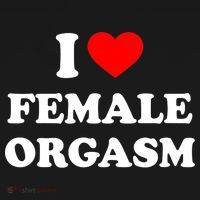 Funny I Love Female Orgasm Ornament thumb 1