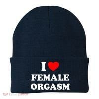 Funny I Love Female Orgasm Beanie thumb 0