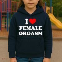 Funny I Love Female Orgasm Kids Hoodie thumb 3