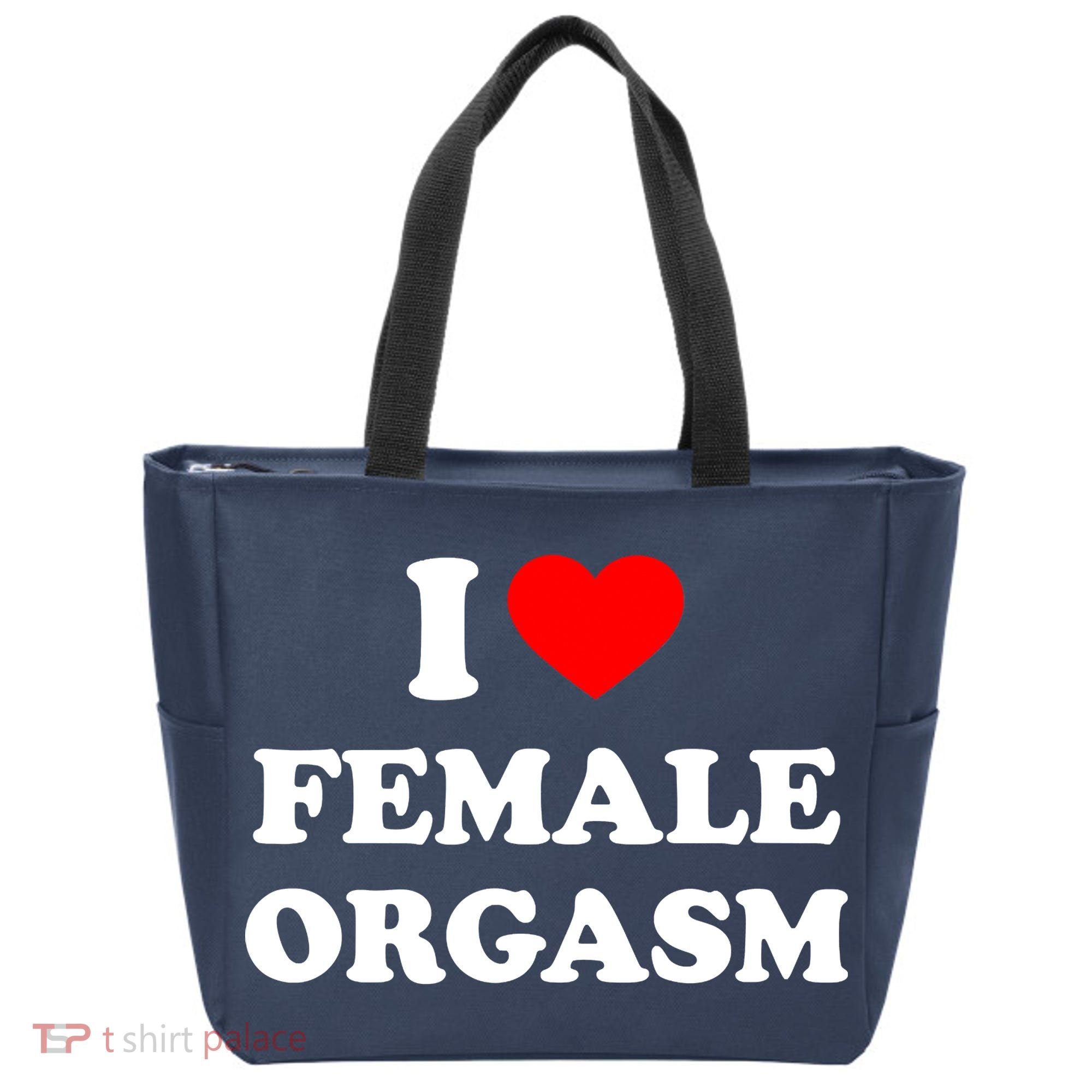 Funny I Love Female Orgasm Tote Bag