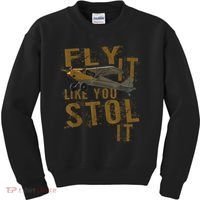 Fly It Like You STOL It Kids Sweatshirt thumb 0
