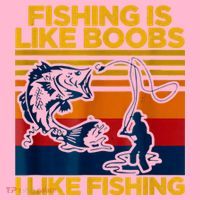 Fishing Is Like Boobs I Like Fishing Coaster thumb 2