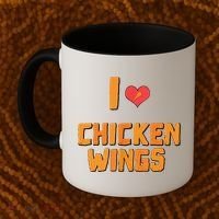 Funny I Love Chicken Wings Gift Fast Food Gift Gift Coffee Mug thumb 2