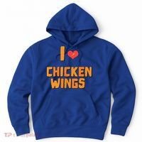 Funny I Love Chicken Wings Gift Fast Food Gift Gift Hoodie thumb 0