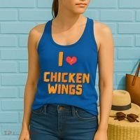 Funny I Love Chicken Wings Gift Fast Food Gift Gift Women's Tank Top thumb 2
