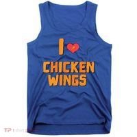 Funny I Love Chicken Wings Gift Fast Food Gift Gift Tank Top thumb 0