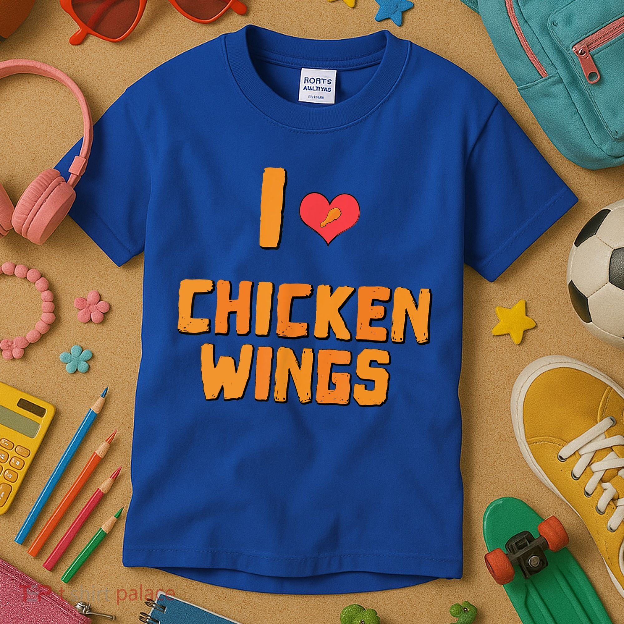 Funny I Love Chicken Wings Gift Fast Food Gift Gift Kids T-Shirt